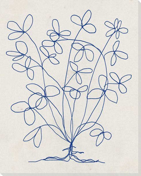 Loose Botanical 5 Wrapped Canvas Giclee Art Print Wall Art