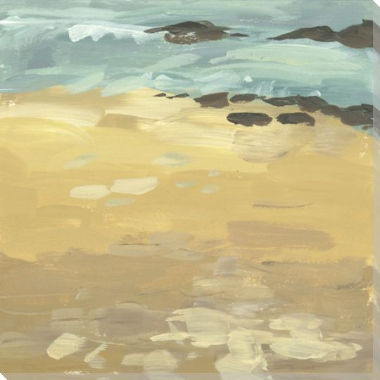 Wave Impression I Wrapped Canvas Giclee Art Print Wall Art