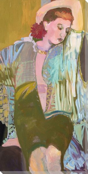 Sylvia Wrapped Canvas Giclee Art Print Wall Art