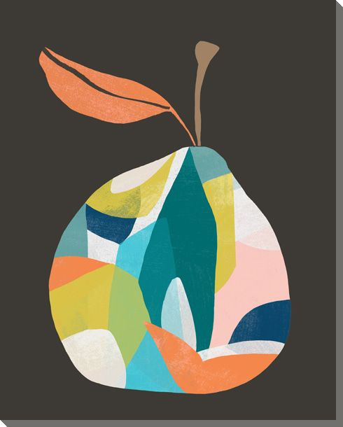 Fab Fruit IV Wrapped Canvas Giclee Art Print Wall Art