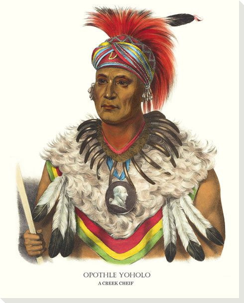 Wapella, Musquakee Chief Wrapped Canvas Giclee Art Print Wall Art