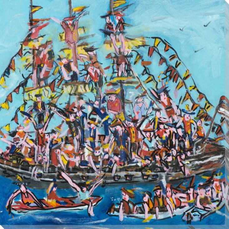 Pirate Days Wrapped Canvas Giclee Art Print Wall Art