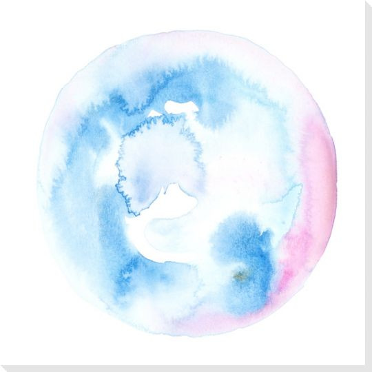 Orb 3 Wrapped Canvas Giclee Art Print Wall Art
