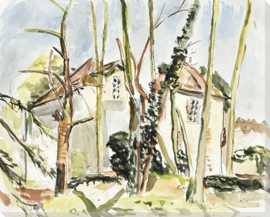 The View Wrapped Canvas Giclee Art Print Wall Art