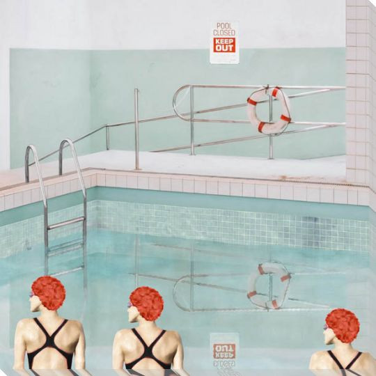 Pool Rule Keep Out Wrapped Canvas Giclee Art Print Wall Art