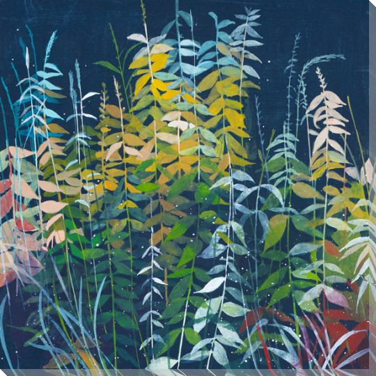 Midnight Meadow I Wrapped Canvas Giclee Art Print Wall Art