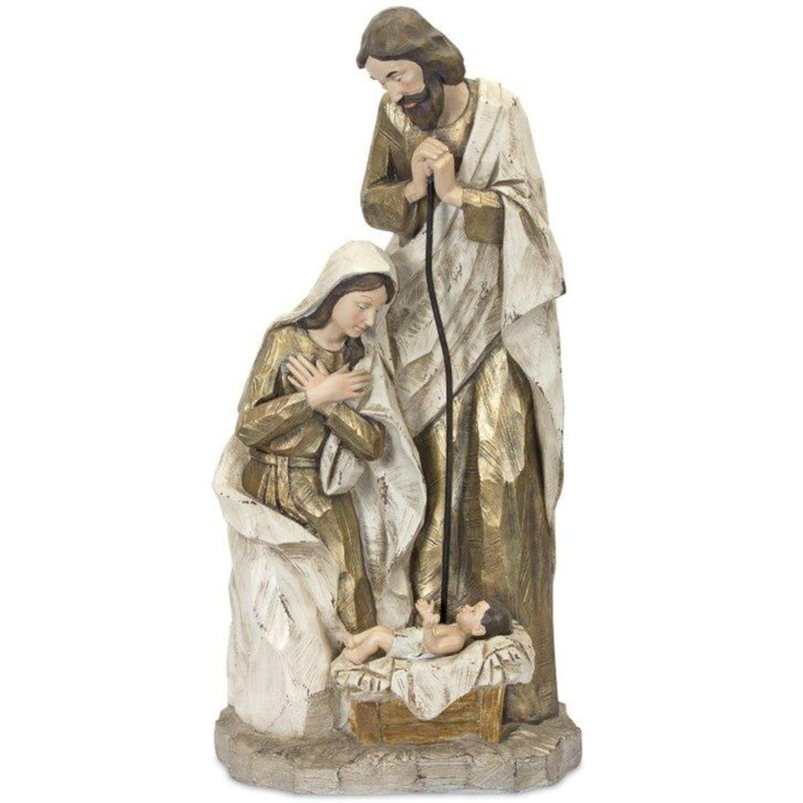 27.5" Peaceful Holy Family Sculpture