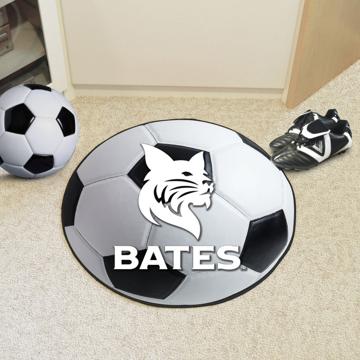 27" Bates College Soccer Ball Round Mat