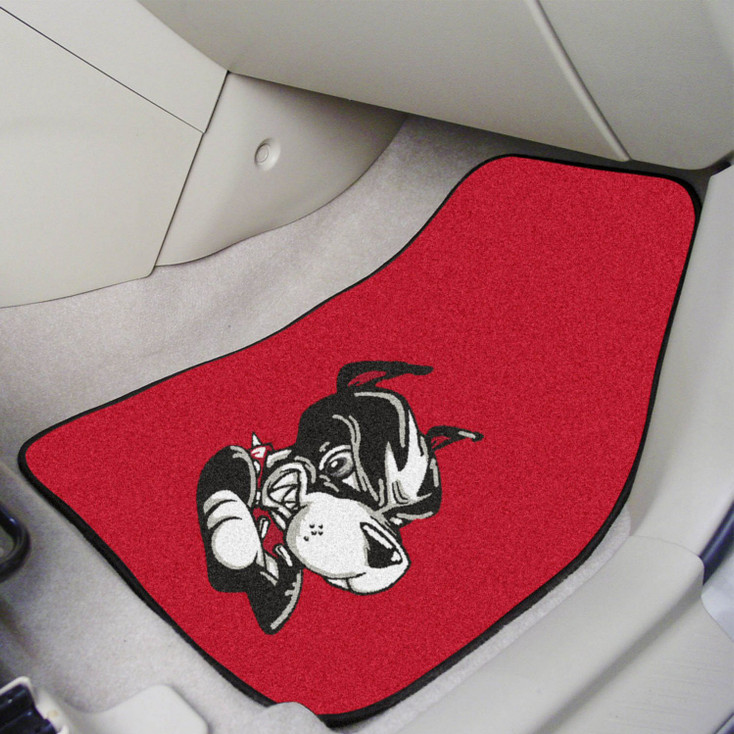 Boston University Red Carpet Car Mat, Set of 2