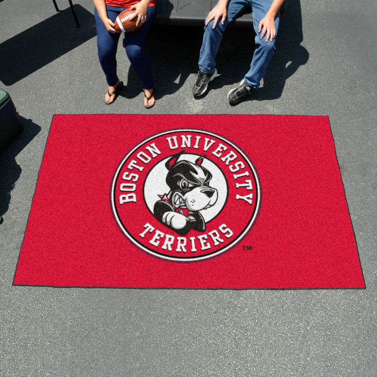 59.5" x 94.5" Boston University Red Rectangle Ulti Mat