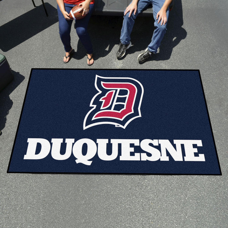 59.5" x 94.5" Duquesne University Navy Blue Rectangle Ulti Mat