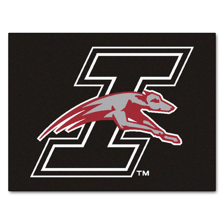 33.75" x 42.5" University of Indianapolis All Star Black Rectangle Mat