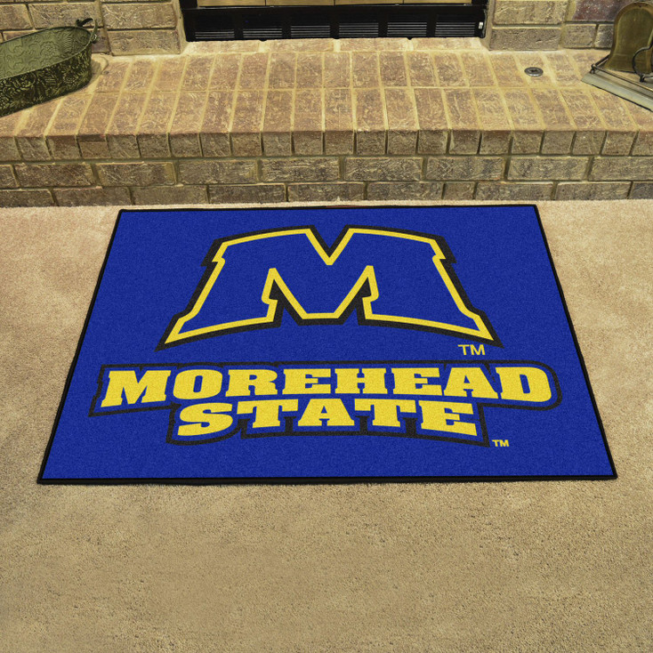 33.75" x 42.5" Morehead State University All Star Blue Rectangle Mat