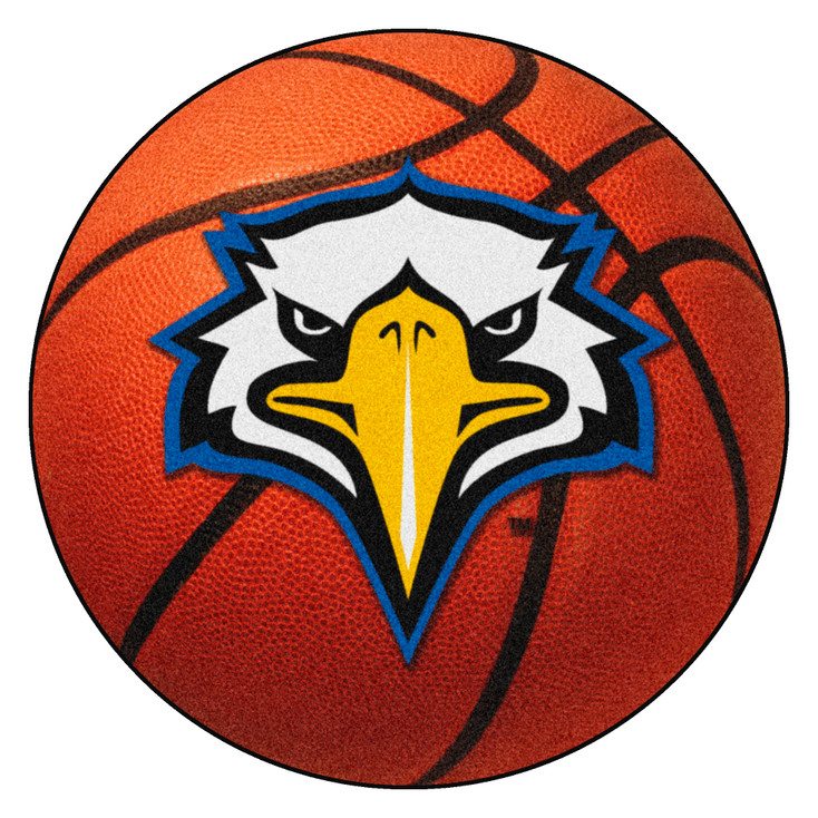 27" Morehead State University Eagle Logo Orange Basketball Style Round Mat