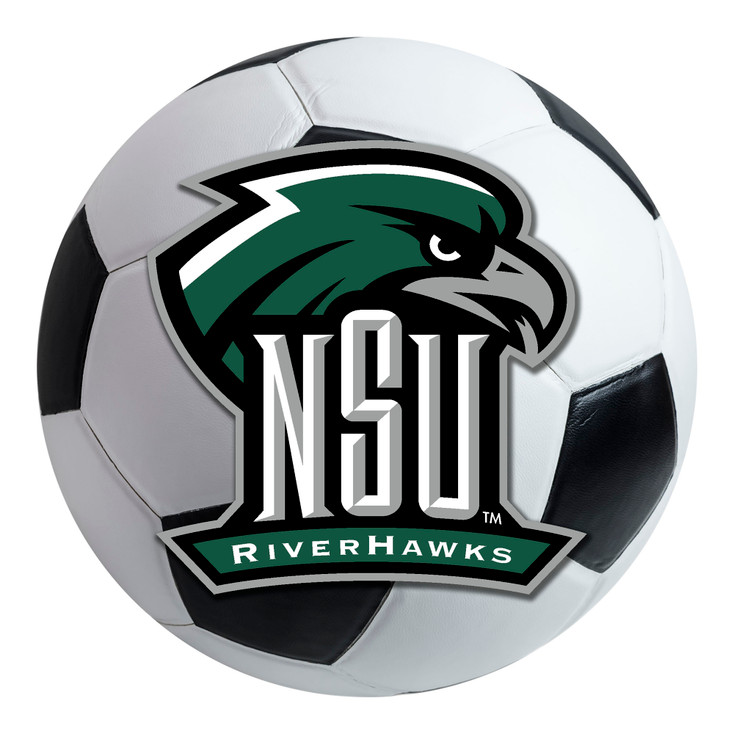 27" Northeastern State University Soccer Ball Round Mat