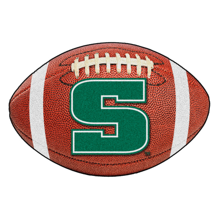 20.5" x 32.5" Slippery Rock University Football Shape Mat