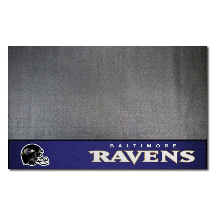 26" x 42" Baltimore Ravens Vinyl Grill Mat