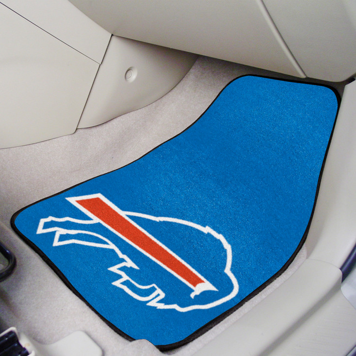 Buffalo Bills Blue Carpet Car Mat, Set of 2