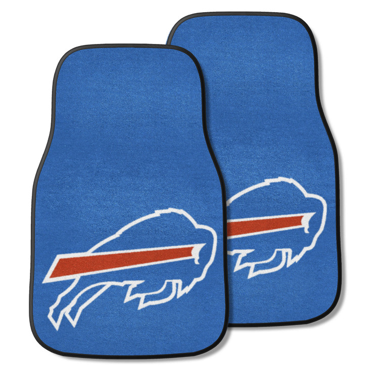 Buffalo Bills Blue Carpet Car Mat, Set of 2