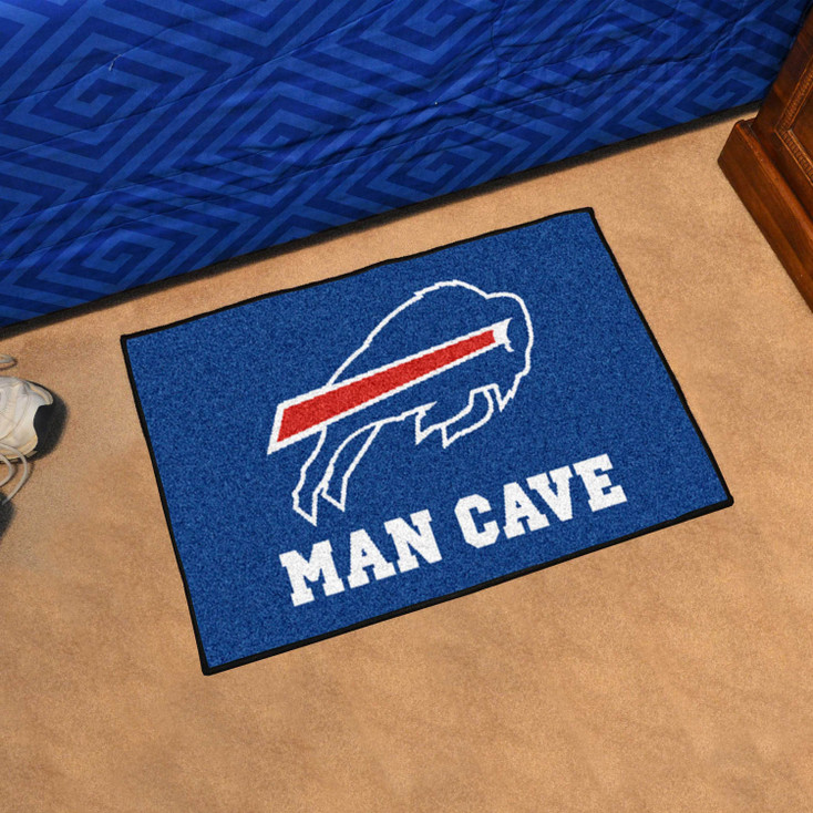 19" x 30" Buffalo Bills Man Cave Starter Blue Rectangle Mat