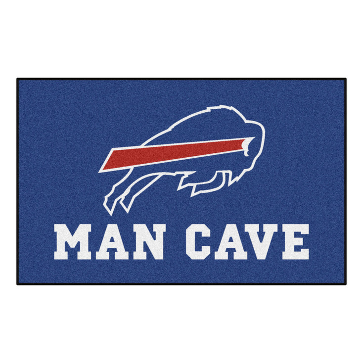 59.5" x 94.5" Buffalo Bills Blue Man Cave Rectangle Ulti Mat