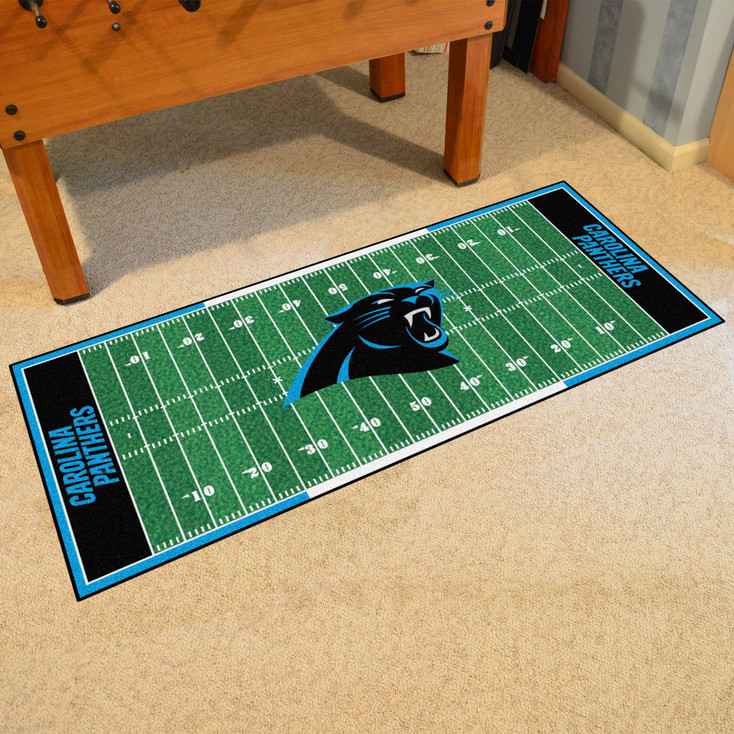 30" x 72" Carolina Panthers Football Field Rectangle Runner Mat