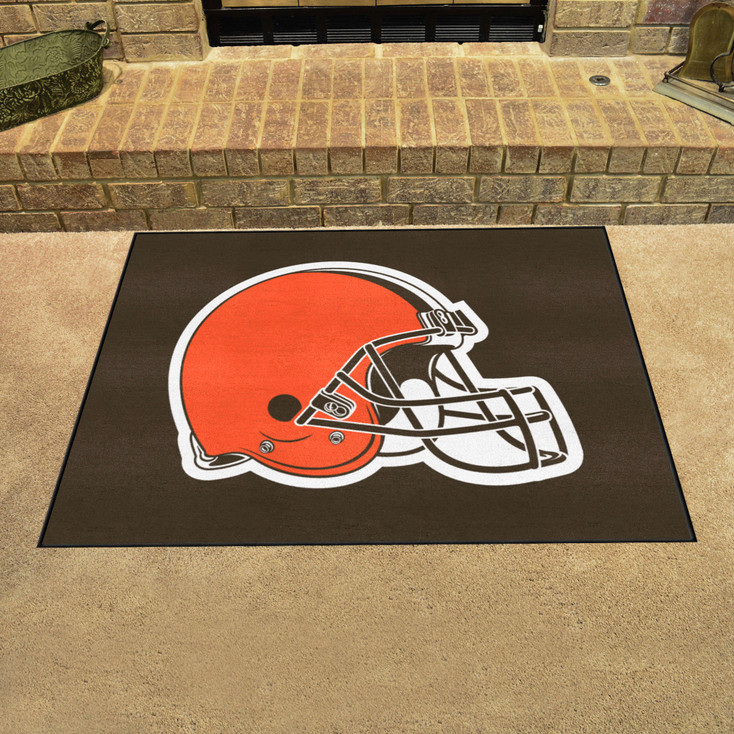 33.75" x 42.5" Cleveland Browns All Star Brown Rectangle Rug