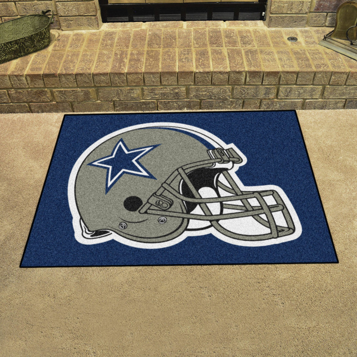33.75" x 42.5" Dallas Cowboys All Star Navy Rectangle Rug