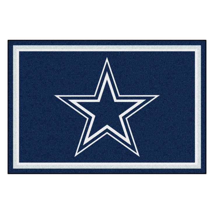 59.5" x 88" Dallas Cowboys Navy Rectangle Rug