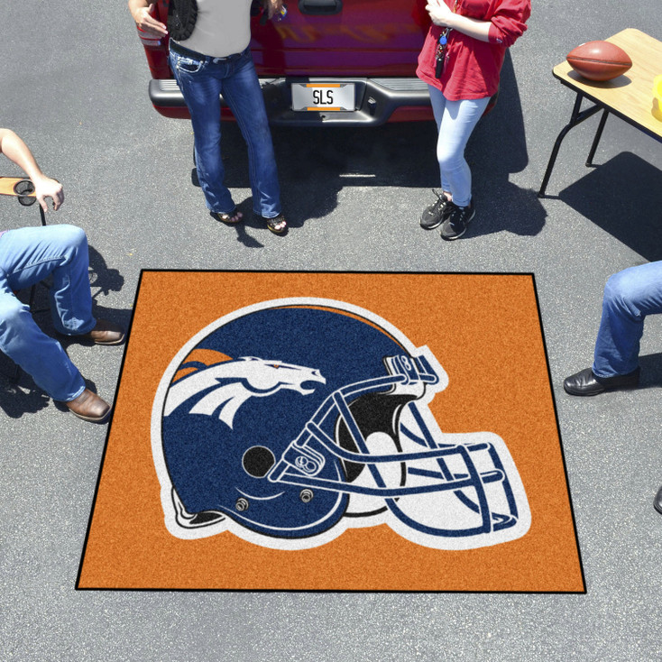 59.5" x 71" Denver Broncos Navy Tailgater Mat