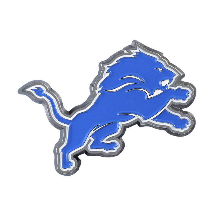 Detroit Lions Blue Emblem, Set of 2