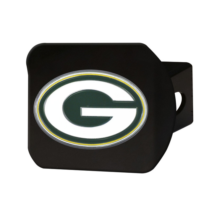 Green Bay Packers Hitch Cover - Green on Black