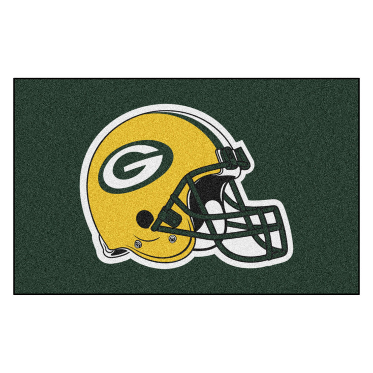 59.5" x 94.5" Green Bay Packers Green Rectangle Ulti Mat