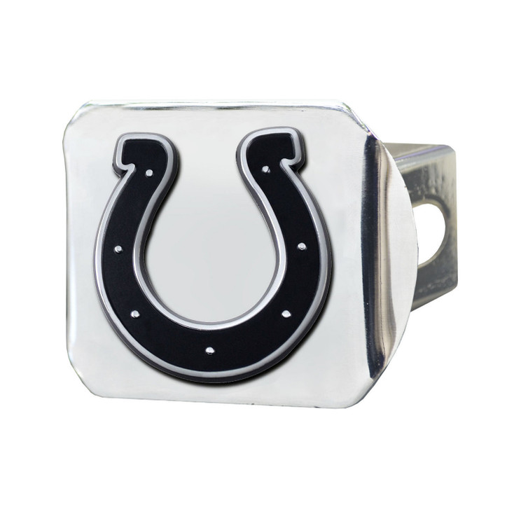 Indianapolis Colts Hitch Cover - Chrome on Chrome