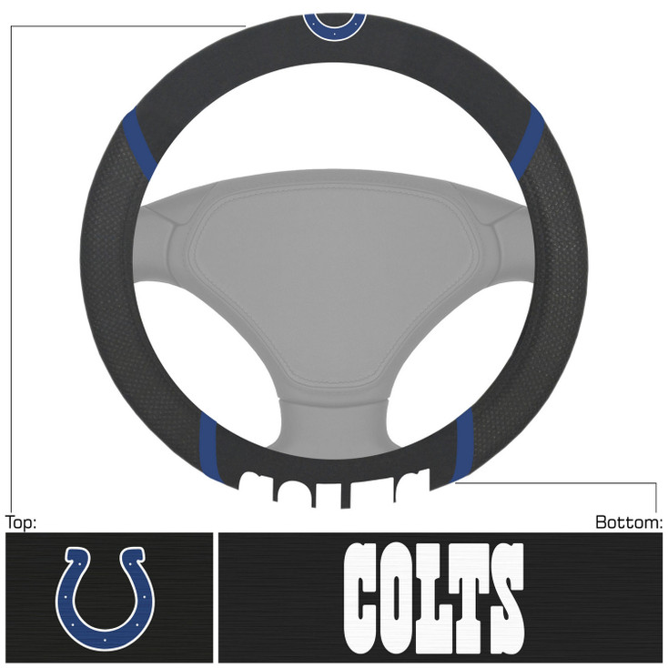 Indianapolis Colts Steering Wheel Cover