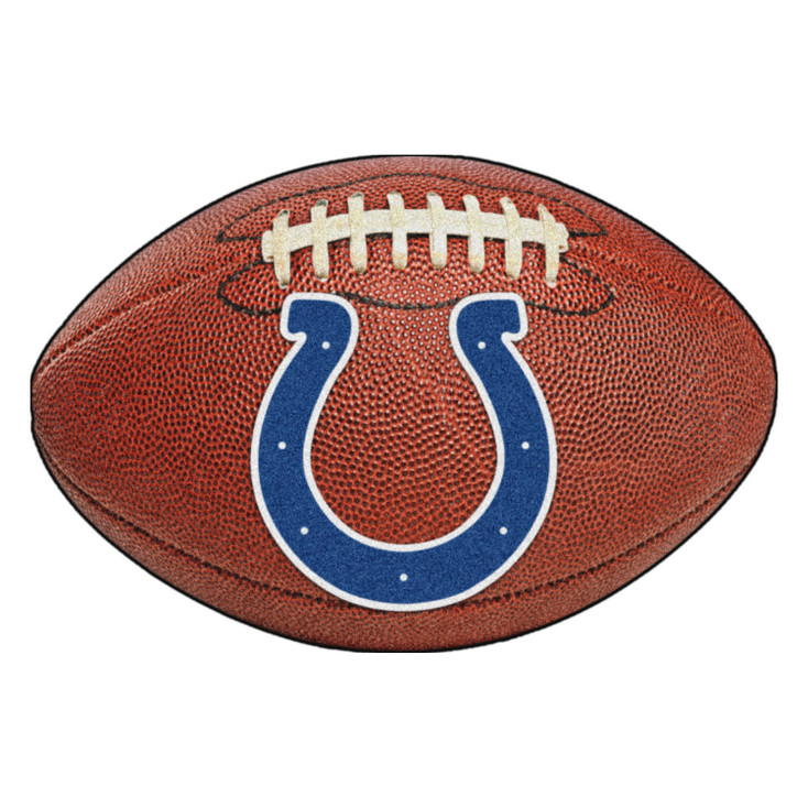 20.5" x 32.5" Indianapolis Colts Football Shape Mat