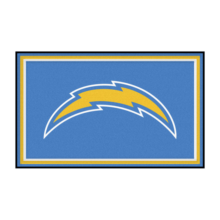 4' x 6' Los Angeles Chargers Navy Rectangle Rug