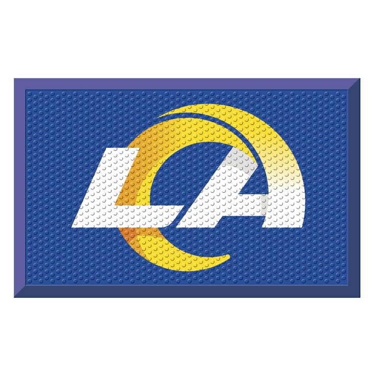 19" x 30" Los Angeles Rams Rectangle Camo Scraper Mat