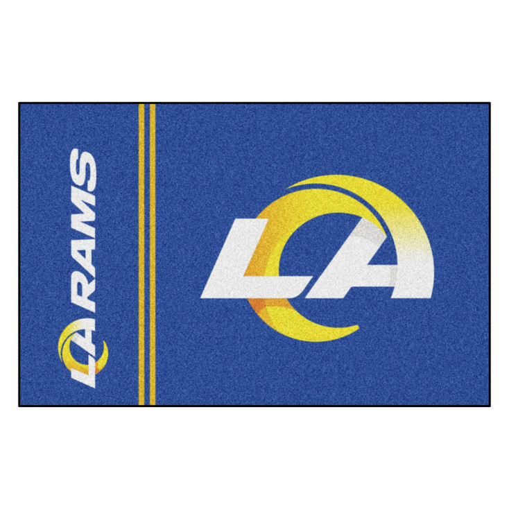 19" x 30" Los Angeles Rams Uniform Navy Rectangle Starter Mat