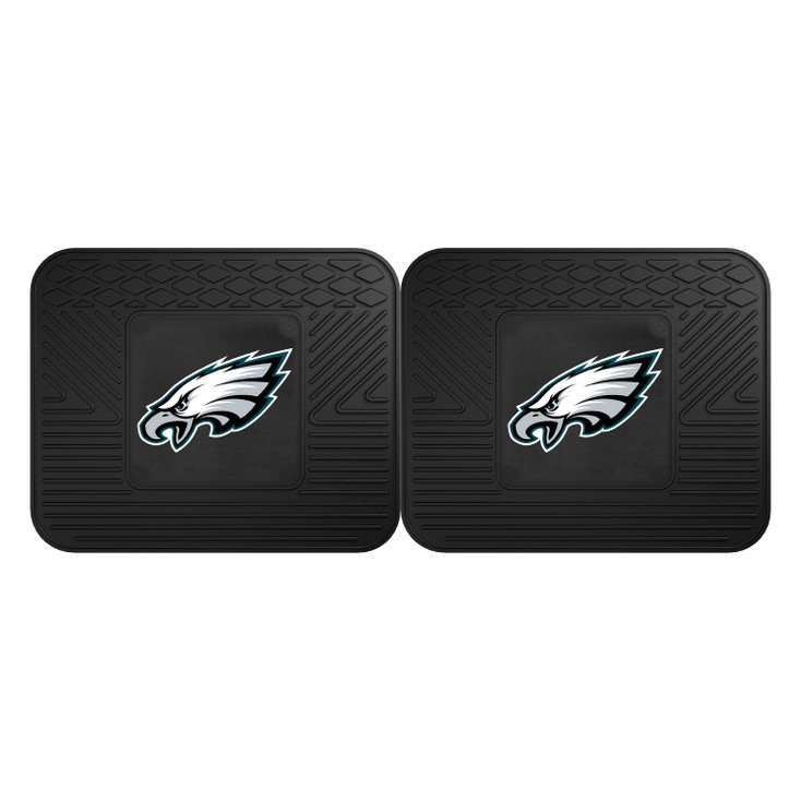 14" x 17" Philadelphia Eagles Vinyl Car Utility Mat, Set of 2