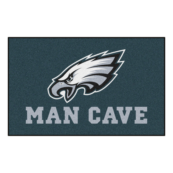 59.5" x 94.5" Philadelphia Eagles Green Man Cave Rectangle Ulti Mat