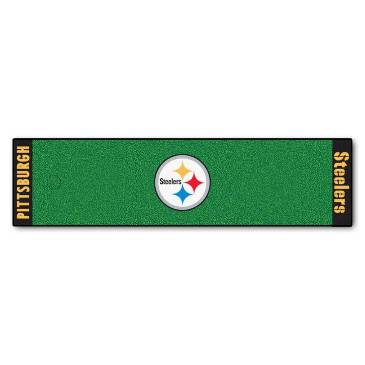 18" x 72" Pittsburgh Steelers Putting Green Runner Mat