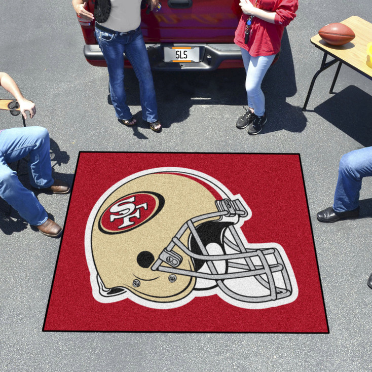 59.5" x 71" San Francisco 49ers Gold Tailgater Mat