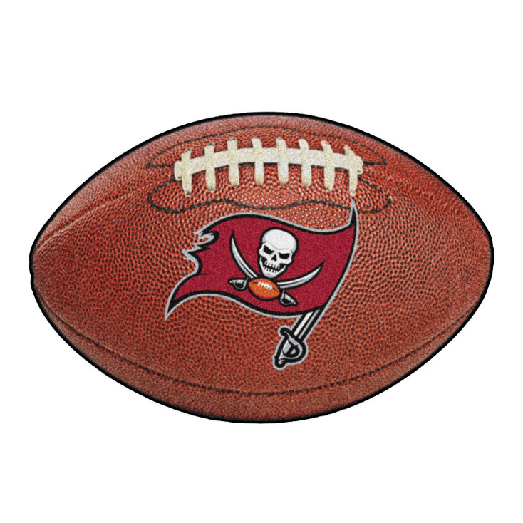 20.5" x 32.5" Tampa Bay Buccaneers Football Shape Mat