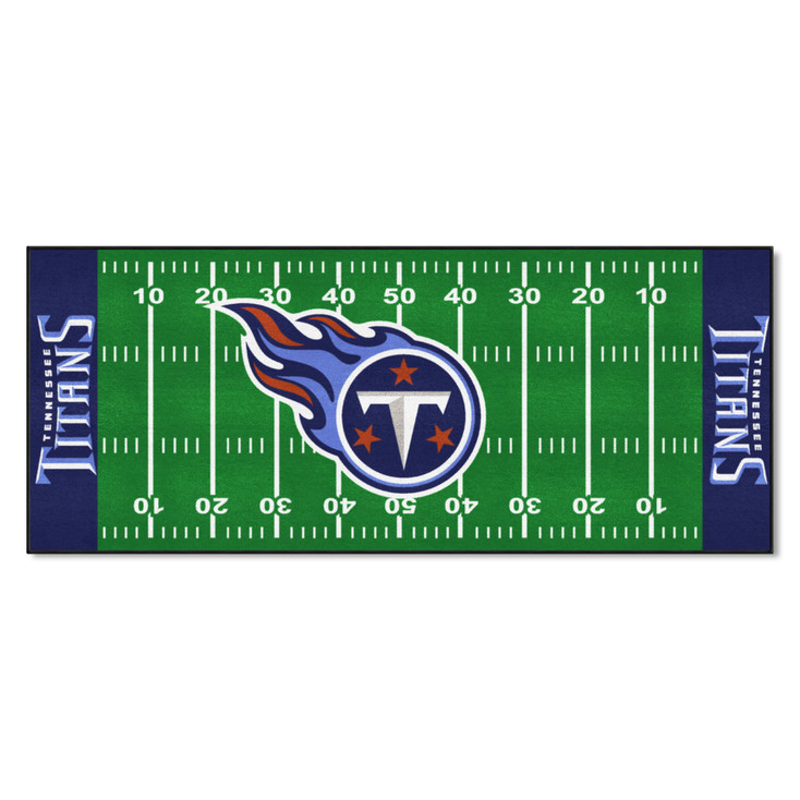 30" x 72" Tennessee Titans Football Field Rectangle Runner Mat