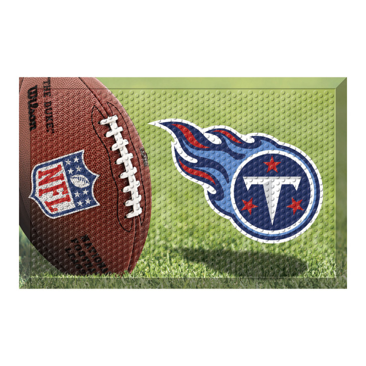 19" x 30" Tennessee Titans Rectangle Photo Scraper Mat