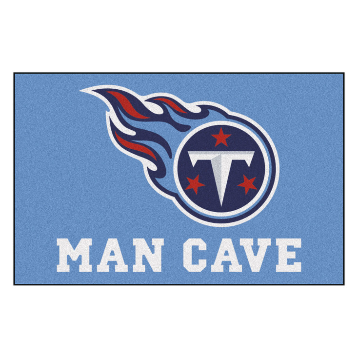 19" x 30" Tennessee Titans Man Cave Starter Navy Rectangle Mat