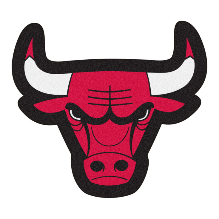 Chicago Bulls Logo Red Mascot Mat