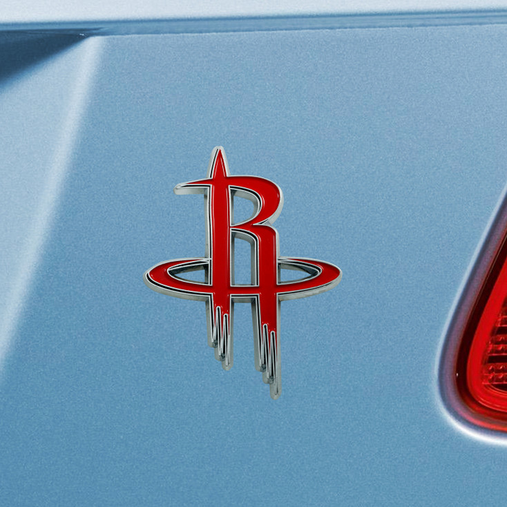 Houston Rockets Red Emblem, Set of 2