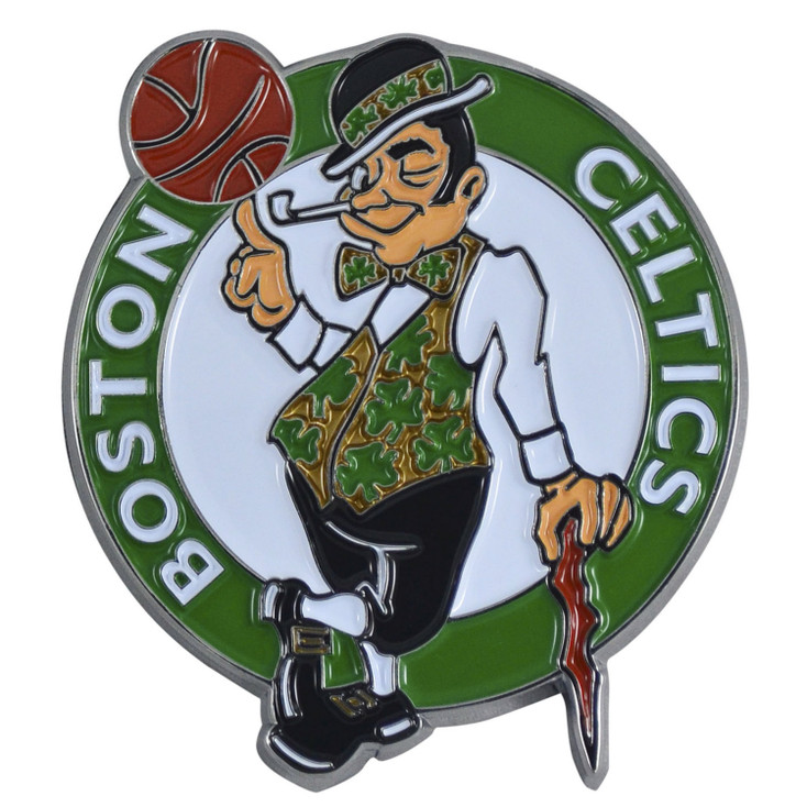 Boston Celtics Green Emblem, Set of 2